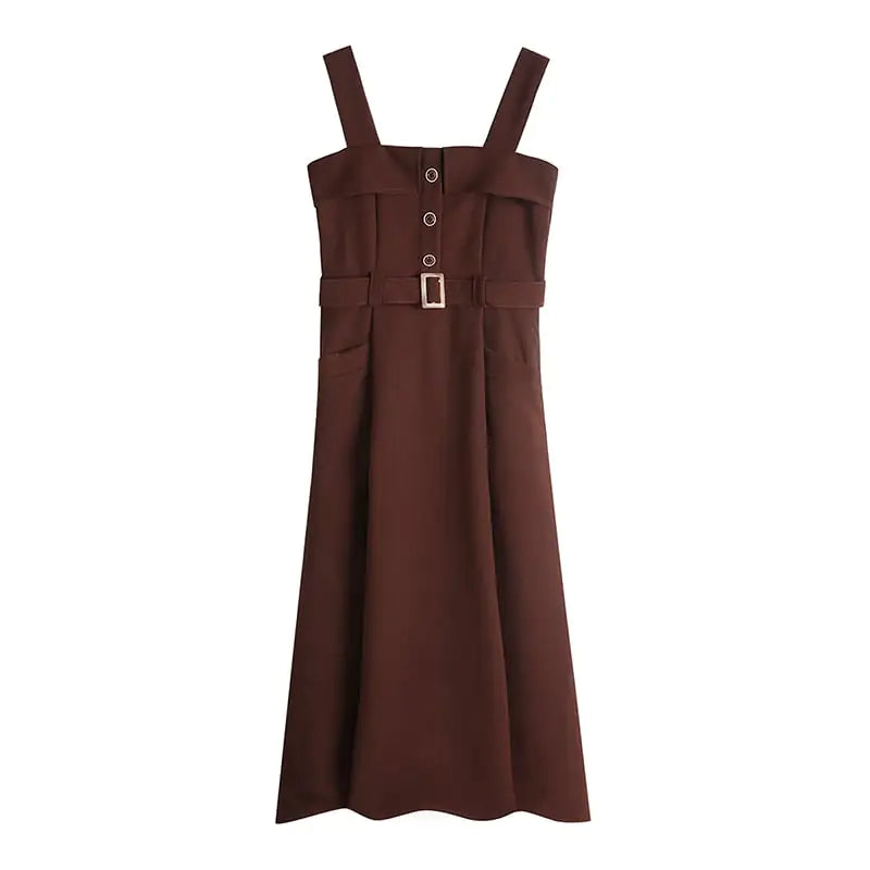 Vestido Longo com Estilo Ocidental